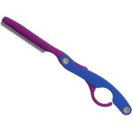 Pro Razor Folding Blue & Pink Razor With Blade