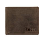 Bossi Hunter Leather Executive Billfold Rfid - Brown