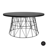 Diamond Metal Coffee Table Black