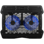 VX Gaming Volkano Polar Series 15" Dual Fan Notebook Cooling Stand VK-20291-BK
