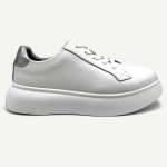 Bayley Leather Platform Sneaker - White - 8