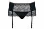 Obsessive Miamor Garter Belt & Thong Black