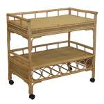 Natura L Rattan Drinks Trolley