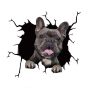 French Bulldog 3D Car Window Sticker