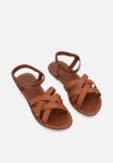 PoP Candy Criss Cross Sandals - Brown