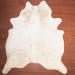 Aa Grade Cow Hide 035 Brown white XXXL - Extra Extra Extra Large Brown white Speckled