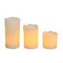 LED - Flameless Candle Set - Dripping - 3 Pieces - 6 Pack