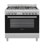 ELBA 90CM 5 Burner Gas Stove And Gas Oven Stainless Steel