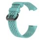 Breathable Mesh Strap Compatible With Fitbit Charge 3/4 Size:m/l -mint