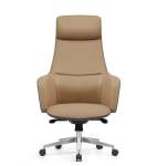 Luxury Handmade Leather Executive Boss Chair High Back - Khaki