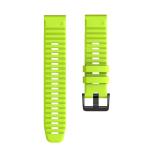 For Garmin Fenix 7X 6X 26MM Smart Watch Quick Release Silicon Watch Band Lime Color