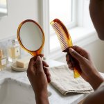 Classic Mirror And Comb Grooming Set