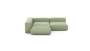 Three Module Corner Sofa - Linen - Olive - 220CM X 220CM