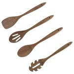 Jamie Oliver - Acacia Wood Spoons And Spatula Combo Set - 4 Piece