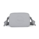 Cross Body Crossbody Grey Silver Zip