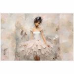 Bolster Cushion Vintage Ballet