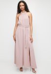Soft Waisted Halter Maxi Dress - Violet