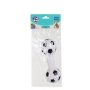 Pet Mall Dog Chew Toy Dumbell Soccer Ball 3 Pack 17CM Black & White