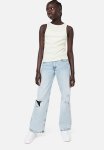 Ribbed Cotton Vest Top - White