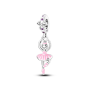 Pink Ballerina Twirl S925 Charm For Charm Bracelet / Necklace Pendant