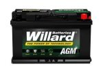 GE25 Willard 652 – Agm Battery 12 Volt 70 Ah With Old Battery.no Battery Add R350