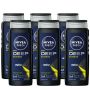 Nivea Men Deep Extreme 3IN1 Shower Gel Maxxtech 6 X 500ML