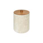 C Me 5LT Dustbin With Marble Effect White