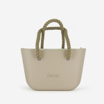 Petite Handbag - Sand Rope Handle
