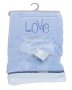 M/choice Valour Blanket Love Beyond Word - Blue