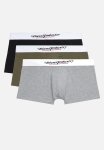 Diesel Umbx-damien Three Pack Boxers - Khaki grey black