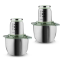2PACK Stainless Steel Electric Meat Grinder Food Processor