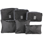 PIERRE CARDIN Travel Organizer 6 Piece Black Set