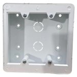 Rectangular Pvc Exit Box 4 X 4 White