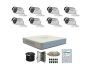 Hikvision 1080P 8 Channel Dvr With 8 Bullet Cameras Cctv Kit