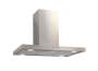 Falco 90CM Island Flat Extractor Fan Stainless Steel - FAL-90-I22S