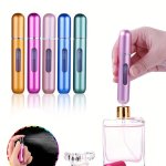 1PC 5ML Portable MINI Refillable Perfume Atomizer Bottle For Makeup Sample Storage Empty Reusable Perfume Spray Bottle Scent Pum