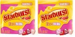 Starburst Favereds Fruit Chews Summer Candy Sharing Size 15.6 Oz Resealable Bag Pack Of 2
