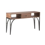 Urban Loft Wood And Metal Console