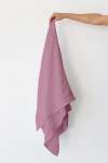 Lavender Pink Muslin Swaddle Blanket