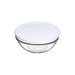 1.7LT Glass Mixing Bowl With Lid Clear