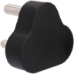 SCE Type M Rubber Plug Head Black 16A