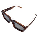 Habitatpotch Petro Sunglasses Leopard Frame Grey Lens