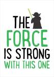 The Force - Canvas Print - 600MM X 600MM
