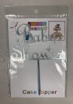 24 Piece Baby Shower Cake Topper Set - Teddy Bear Baby Party Decorations