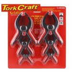 Tork Craft Clamp Spring Nylon 6PC Set 75 100 & 150MM