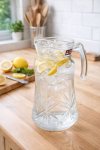 Glass Water Jug Elegant Crystal Drink Jug