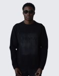 Pure Crema Sweater In Black - Black 3XL