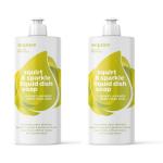Natural Dish Liquid Soap 500ML 2 Pack - Eco-friendly For The Whole Family
