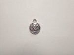 Celtic Knot Plated Silver Pendant F105