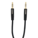 Talk Black Aux Cable 1M